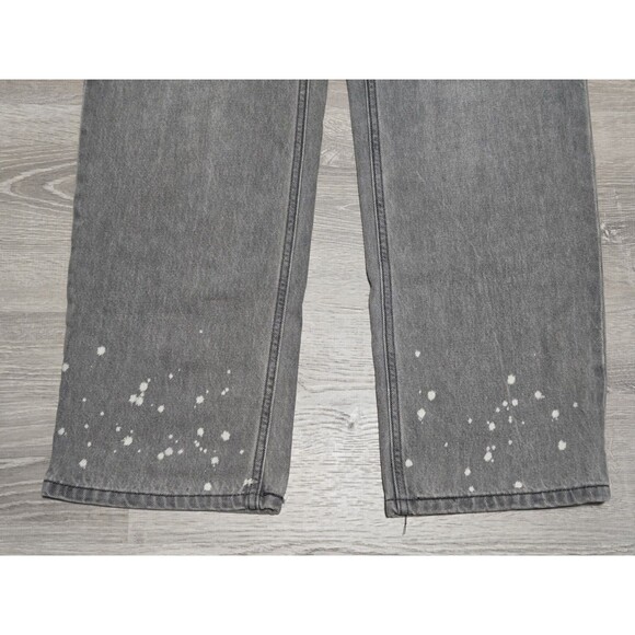 Levi's Low Pro Straight Black Gray Mid Rise Straight Leg Women's Size 30 - New - Picture 4 of 4